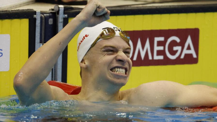Léon Marchand, el joven nadador que pulverizó el récord de Michael Phelps