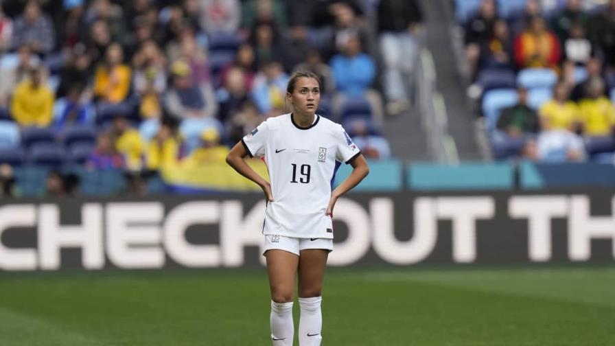 Casey Phair, de 16 años y 26 días, la jugadora más joven en disputar el Mundial Femenino