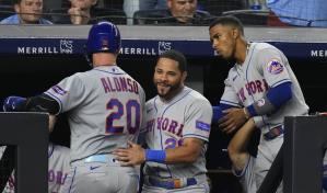 Con gran noche de Alonso, Mets doblegan a Yanquis en inicio de Serie del Subway