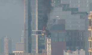 Colapso de grúa en Manhattan deja cinco heridos