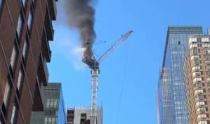 VIDEO | Colapsa grúa de torre en construcción en Manhattan