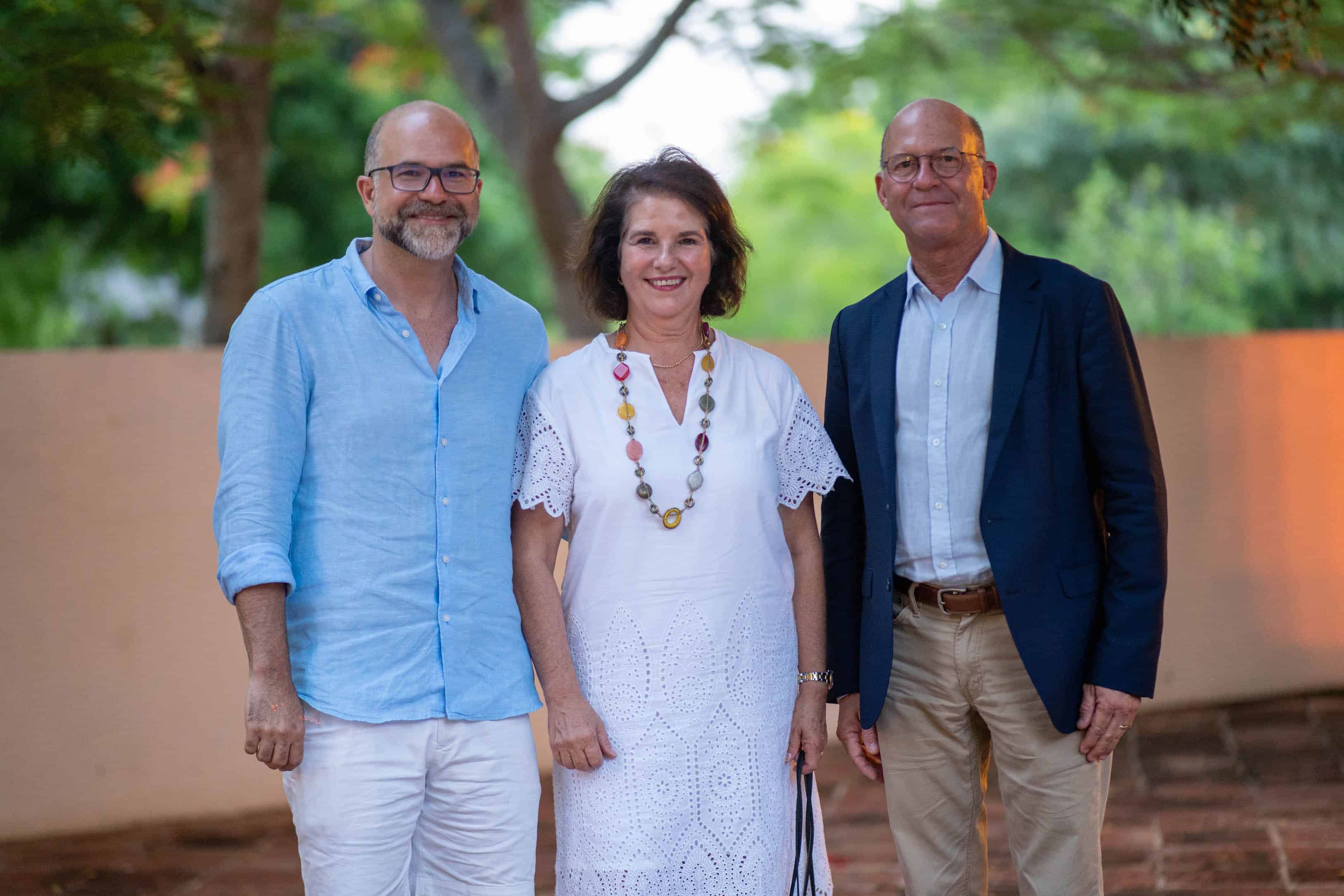 José Ricardo Feris, Pilar Ferrus y Osian Abreu.