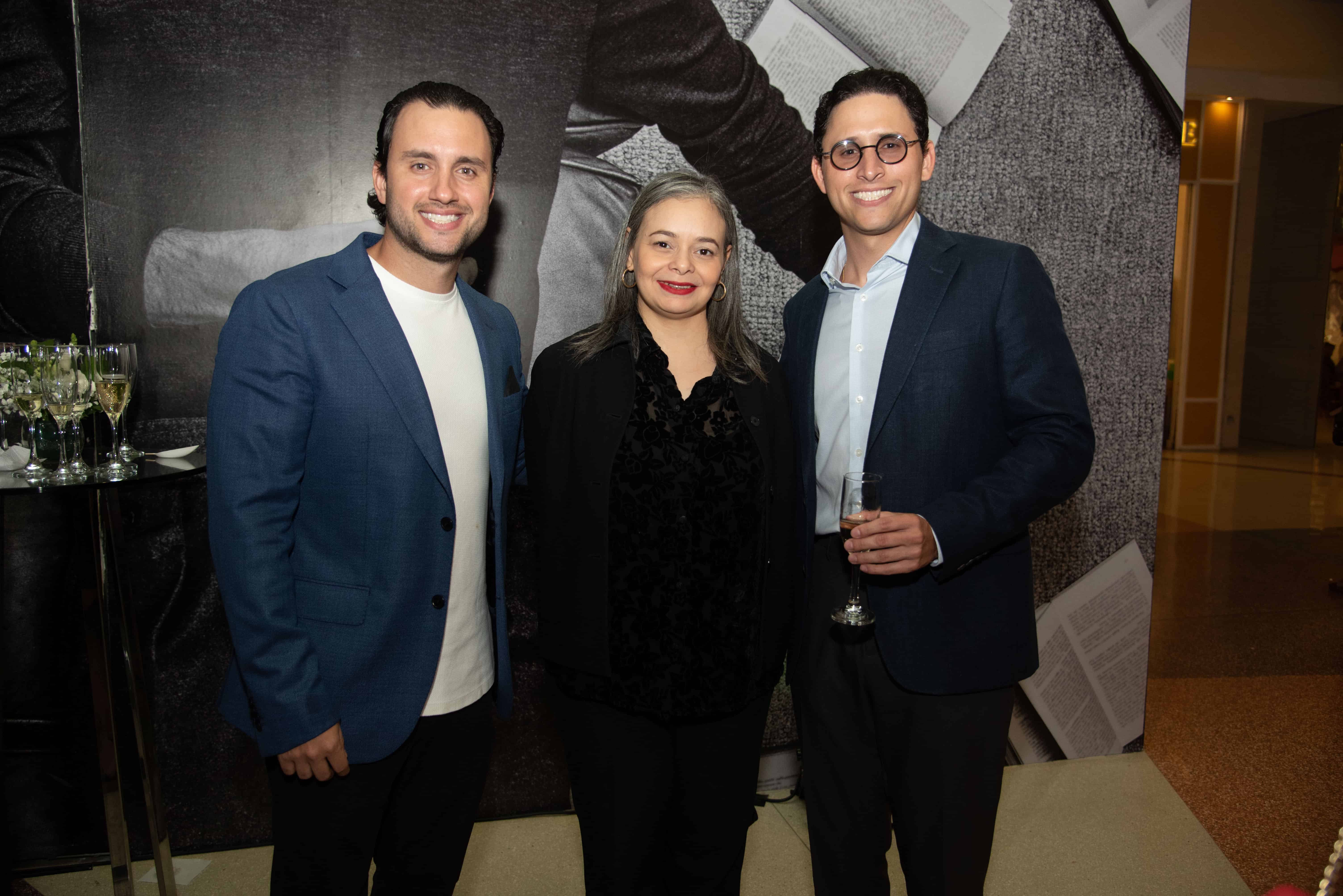 Michael Peña, Mariel Feliz y Sebastián Peña.