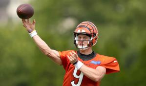 Burrow abandona práctica de Bengals tras lesión de pantorrilla