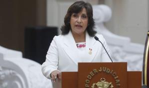 Boluarte admite que en Perú hay un problema político que abre fracturas institucionales