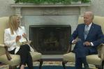 Biden recibió a primera ministra italiana Meloni para hablar de China y Ucrania Biden recibió a primera ministra italiana Meloni para hablar de China y Ucrania