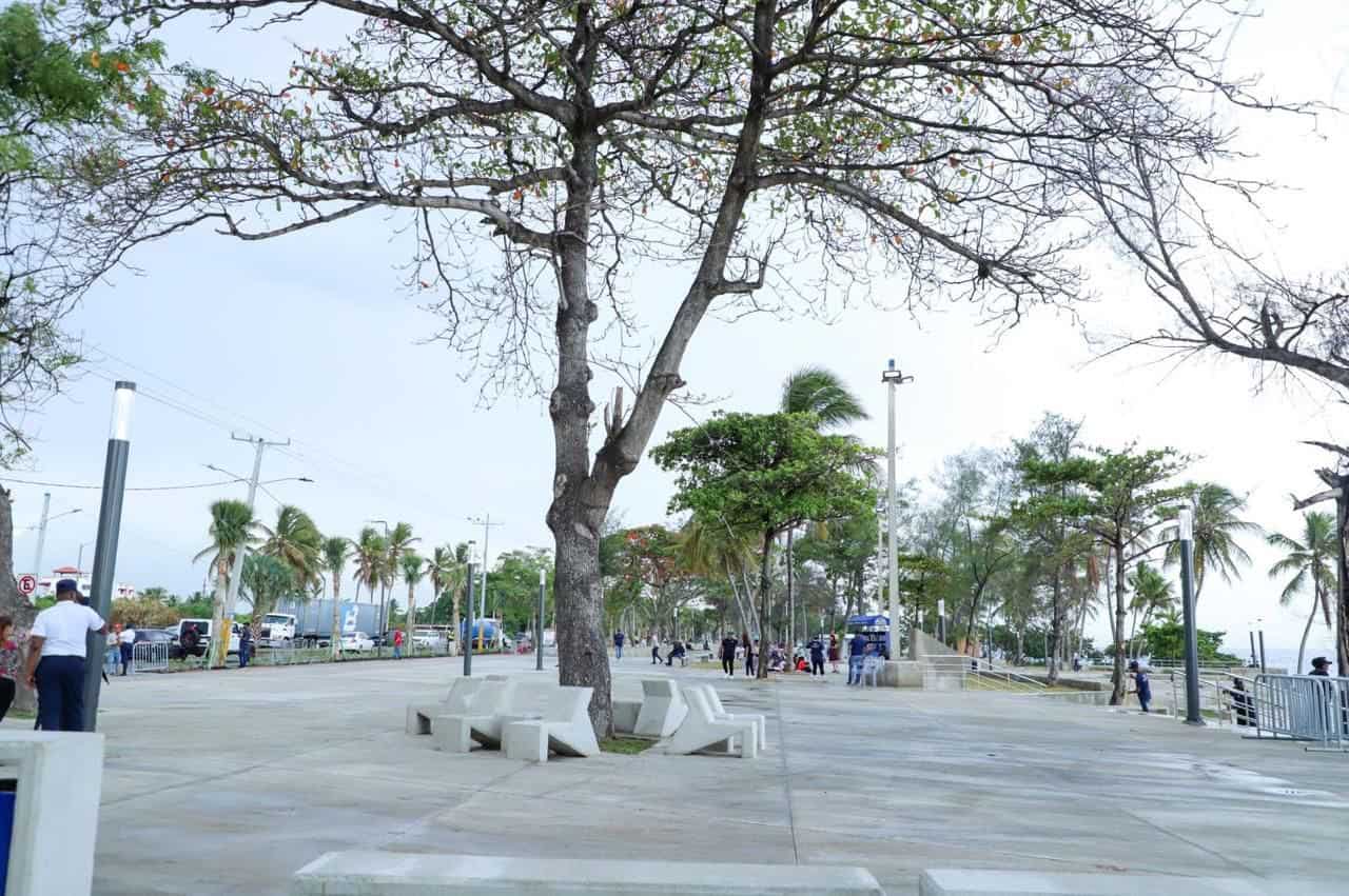 Fuente externa.El nuevo remozamiento del malecón de Santo Domingo Este comprendió 3.2 kilómetros.