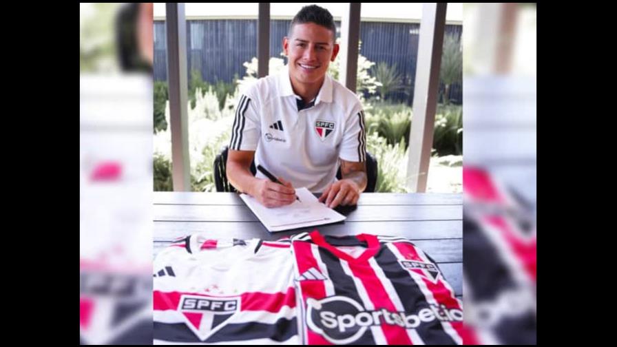 James Rodríguez firma con el Sao Paulo de Brasil tras dejar en abril al Olympiakos