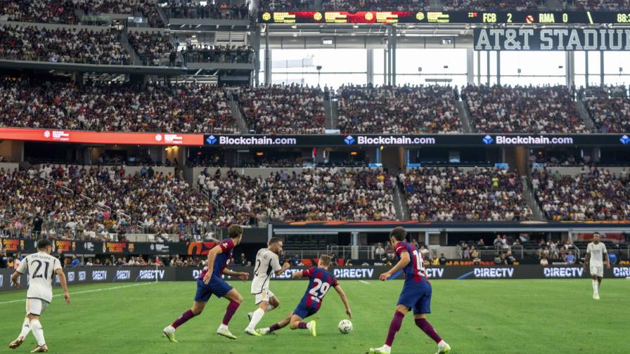 Dembélé se reivindica y el Barcelona golea al Madrid en un vibrante clásico en Dallas