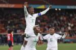 Zambia gana su primer juego del Mundial con una victoria 3-1 contra Costa Rica Zambia gana su primer juego del Mundial con una victoria 3-1 contra Costa Rica