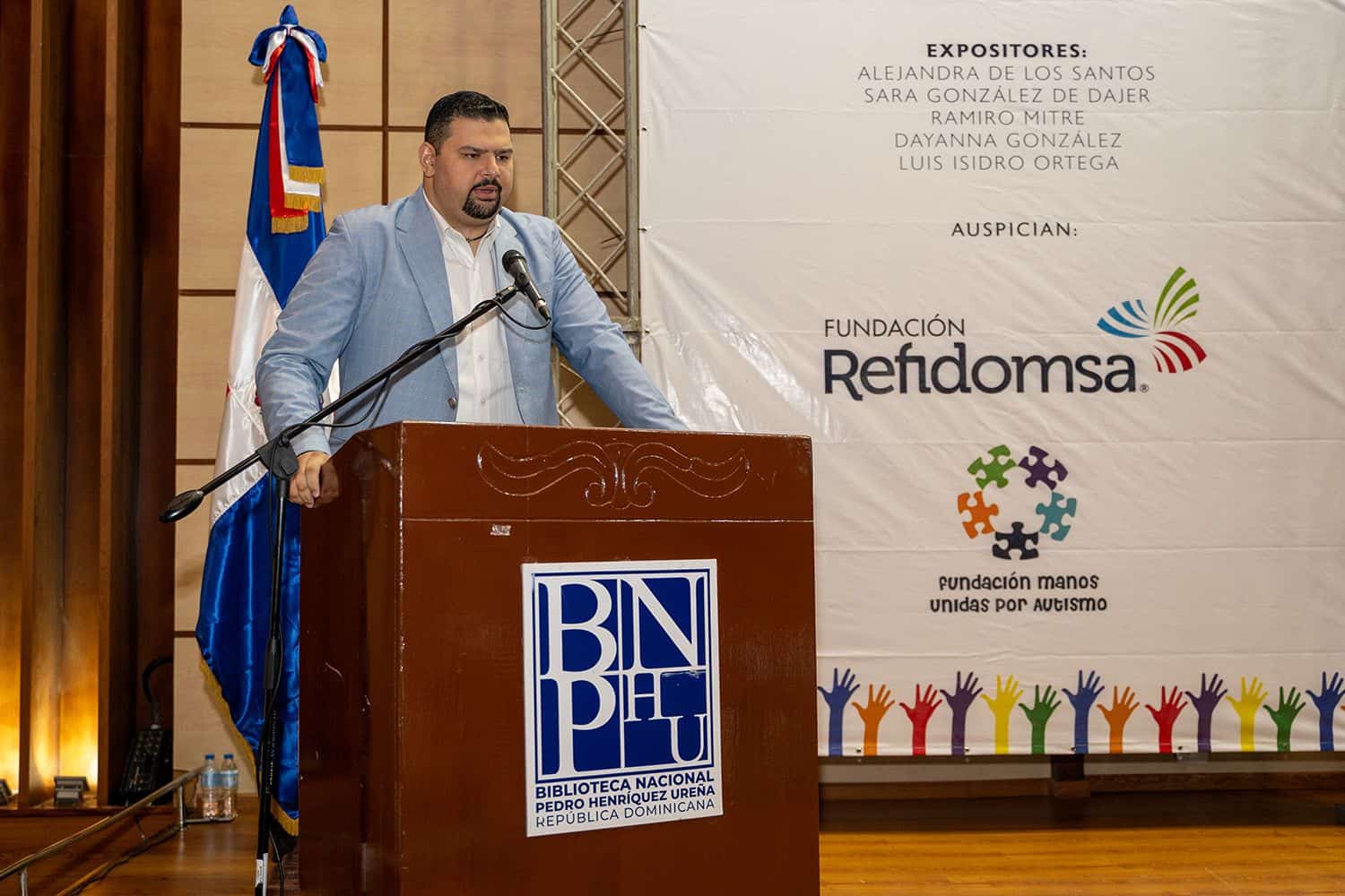 Franklin Soriano, coordinador del Plan Social de la Refinería Dominicana de Petróleo.