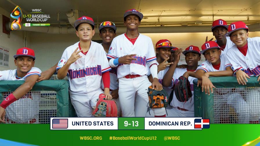 Video | República Dominicana venció a Estados Unidos en Mundial de béisbol sub-12