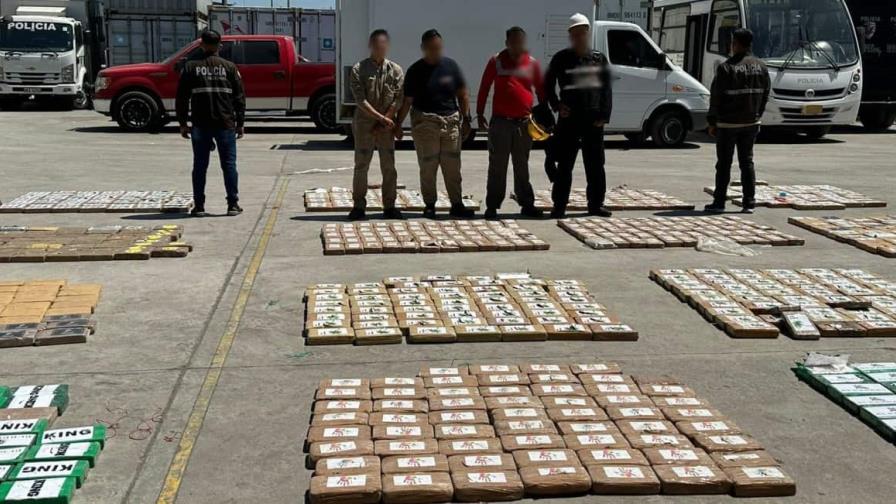 Incautan 6,7 toneladas de droga y detienen a varias personas en Ecuador