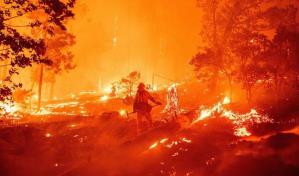 Masivo incendio arde sin control en reserva natural de California