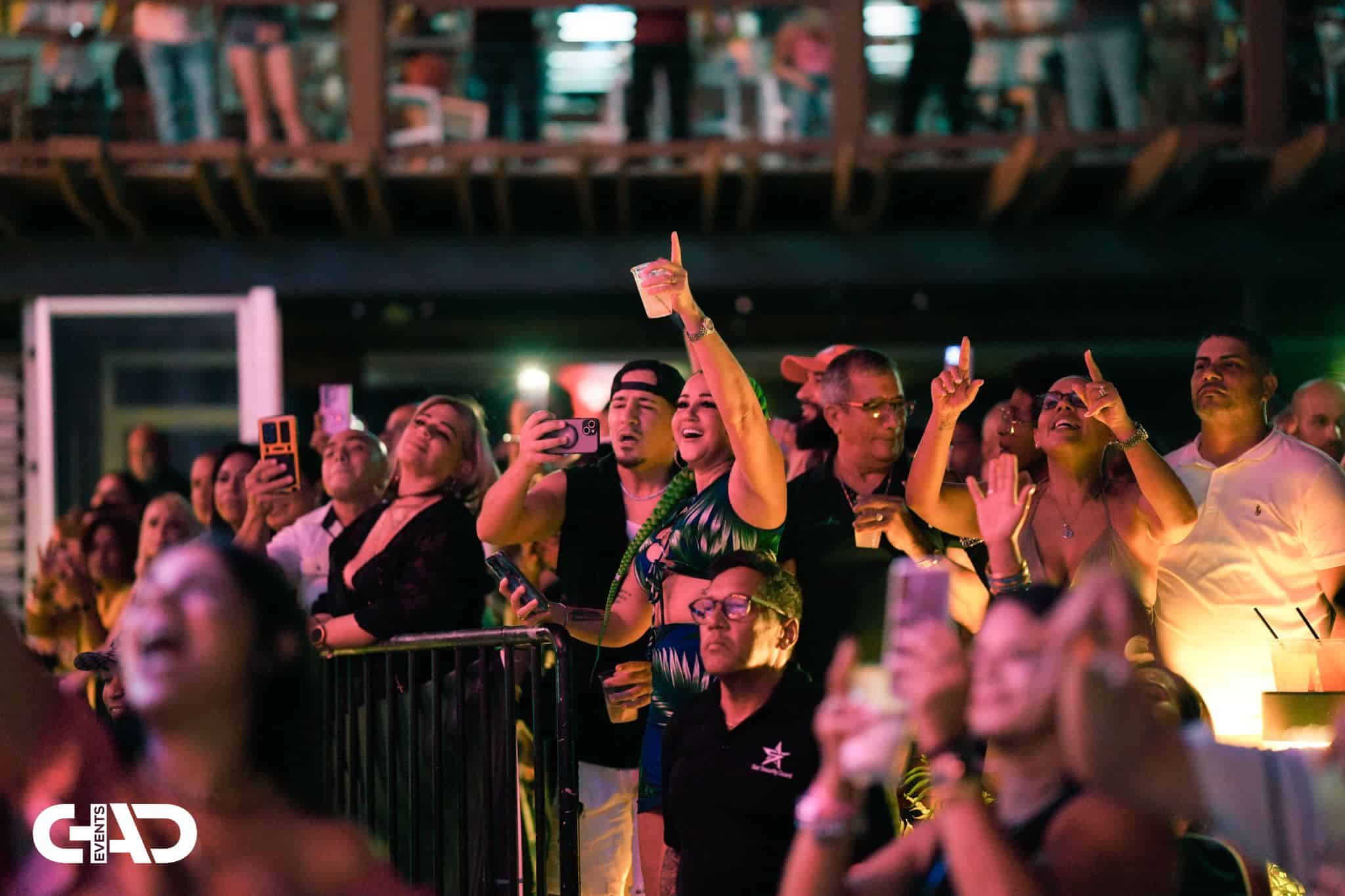 El público en el show.