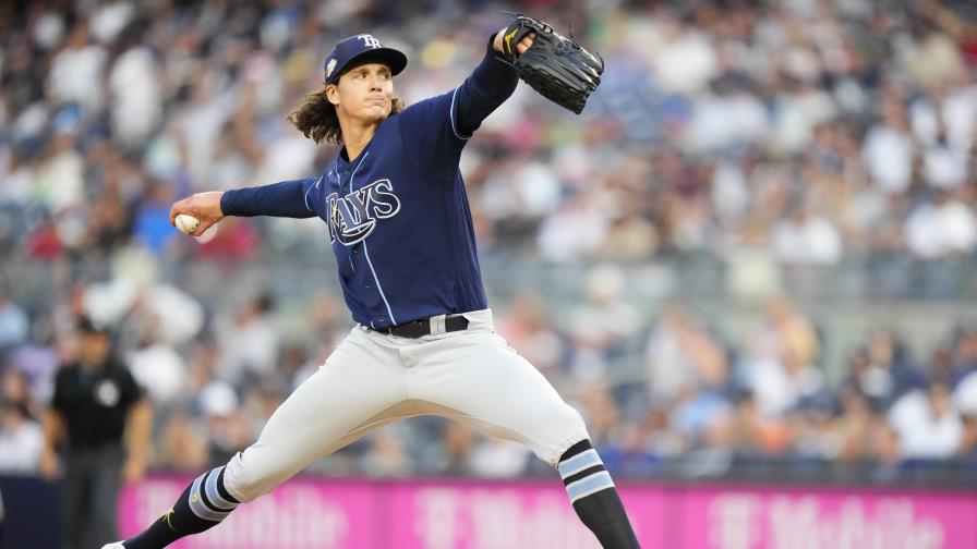 Con 4 jonrones y una destacada actuación de Glasnow, Rays superan a Yanquis