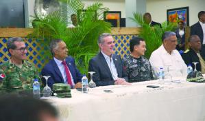 Abinader da seguimiento al trabajo de la fuerza conjunta de la Policía