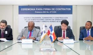 Empresa coreana construirá subestaciones eléctricas de Edesur