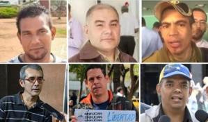 Condenan a 16 a&ntilde;os de c&aacute;rcel a seis sindicalistas en Venezuela por conspiraci&oacute;n
