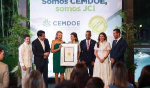 Raquel Peña resalta impacto de acreditación JCI de CEMDOE