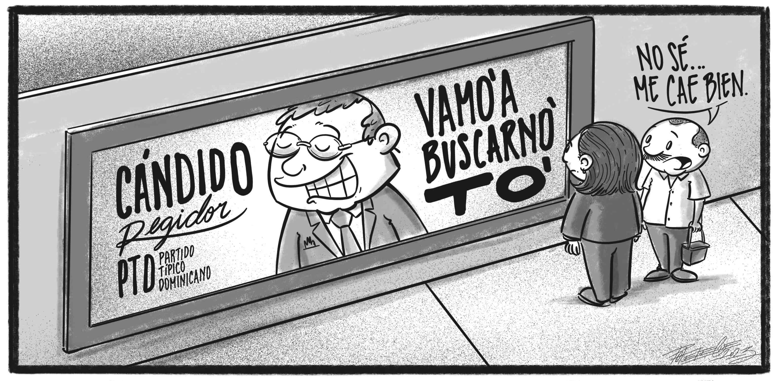 Caricatura de Noticiero Poteleche 4 agosto 2023