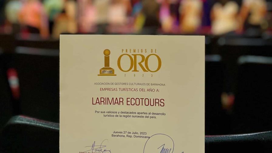 Larimar Ecotour es nominada como Empresa Turística del Año
