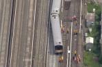 Ocho vagones de un tren se descarrilan en Nueva York y dejan diez heridos
