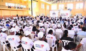 Moradores de Yamasá participan en jornada de la Ruta de la Salud