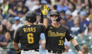 Con grandes actuaciones de Rivas y Reynolds, Piratas derrotan a Cerveceros