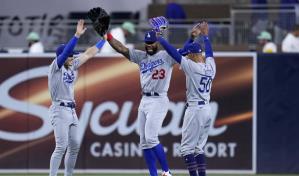 Dodgers anotan 5 en la 8va y doblegan a Padres