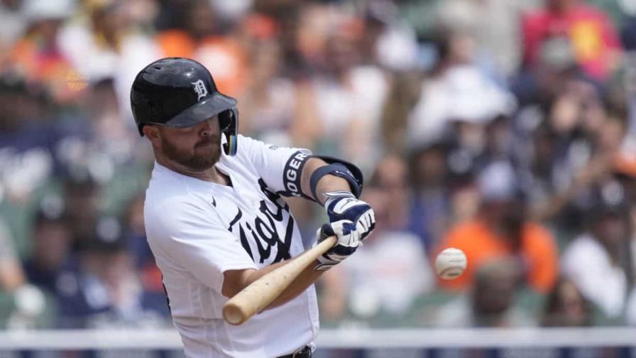 Con 3 carreras remolcadas de Rogers, Tigres superan a Rays Con 3 carreras remolcadas de Rogers, Tigres superan a Rays