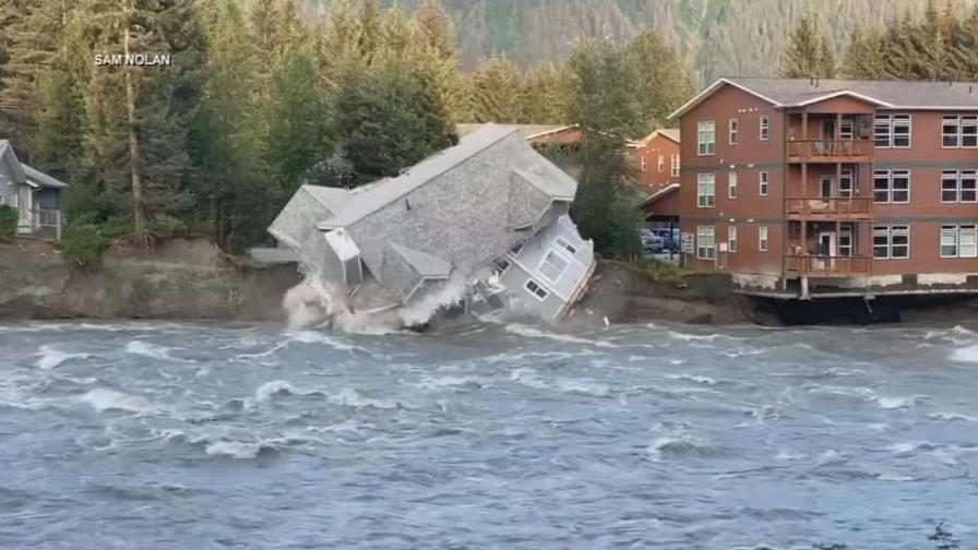 Inundación en capital de Alaska destruye al menos dos estructuras