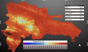 República Dominicana registra temperaturas cerca de los 40 °C