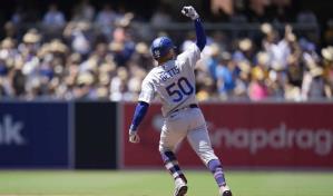 Con grand slam Betts corona racimo de 8 carreras; Dodgers vencen a Padres