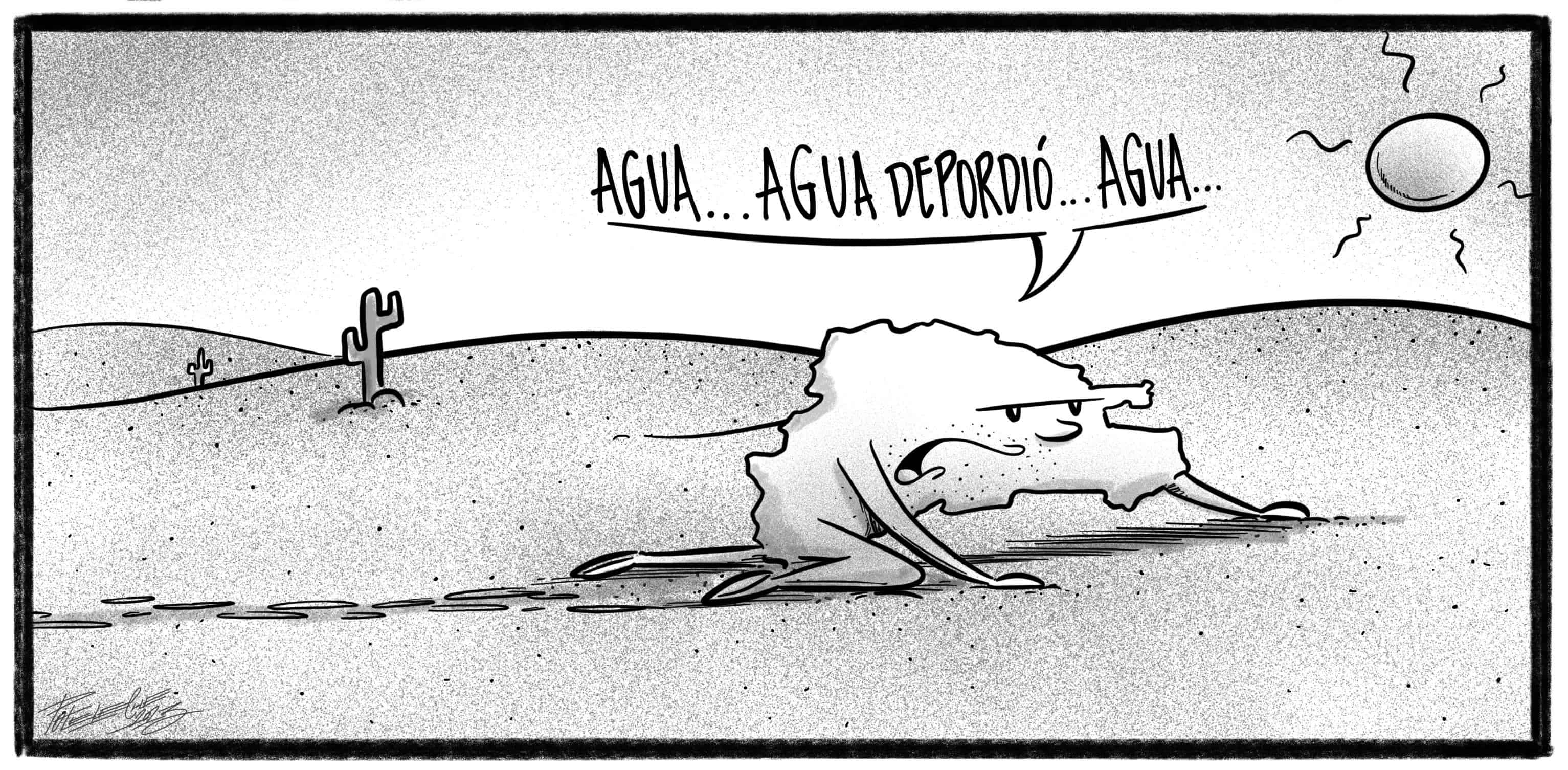 Caricatura de Noticiero Poteleche 10 agosto 2023