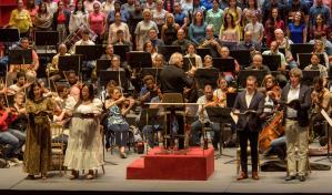 Público maravillado en el ensayo general de la Novena Sinfonía de Beethoven