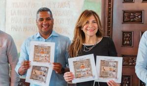 ADN e INPOSDOM ponen a circular sello postal de los 525 años de la ciudad Santo Domingo