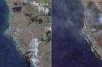 Imágenes del antes y después muestran la devastación dejada por los incendios forestales en Hawái