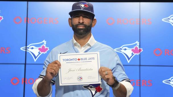 Nuevo logo en los uniformes de los Azulejos de Toronto para el