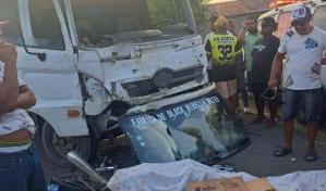 Una pareja y su hija pierden la vida al ser arrollados por un camión en Puerto Plata