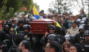 La esposa de Villavicencio acusa al Estado ecuatoriano y al correísmo del asesinato