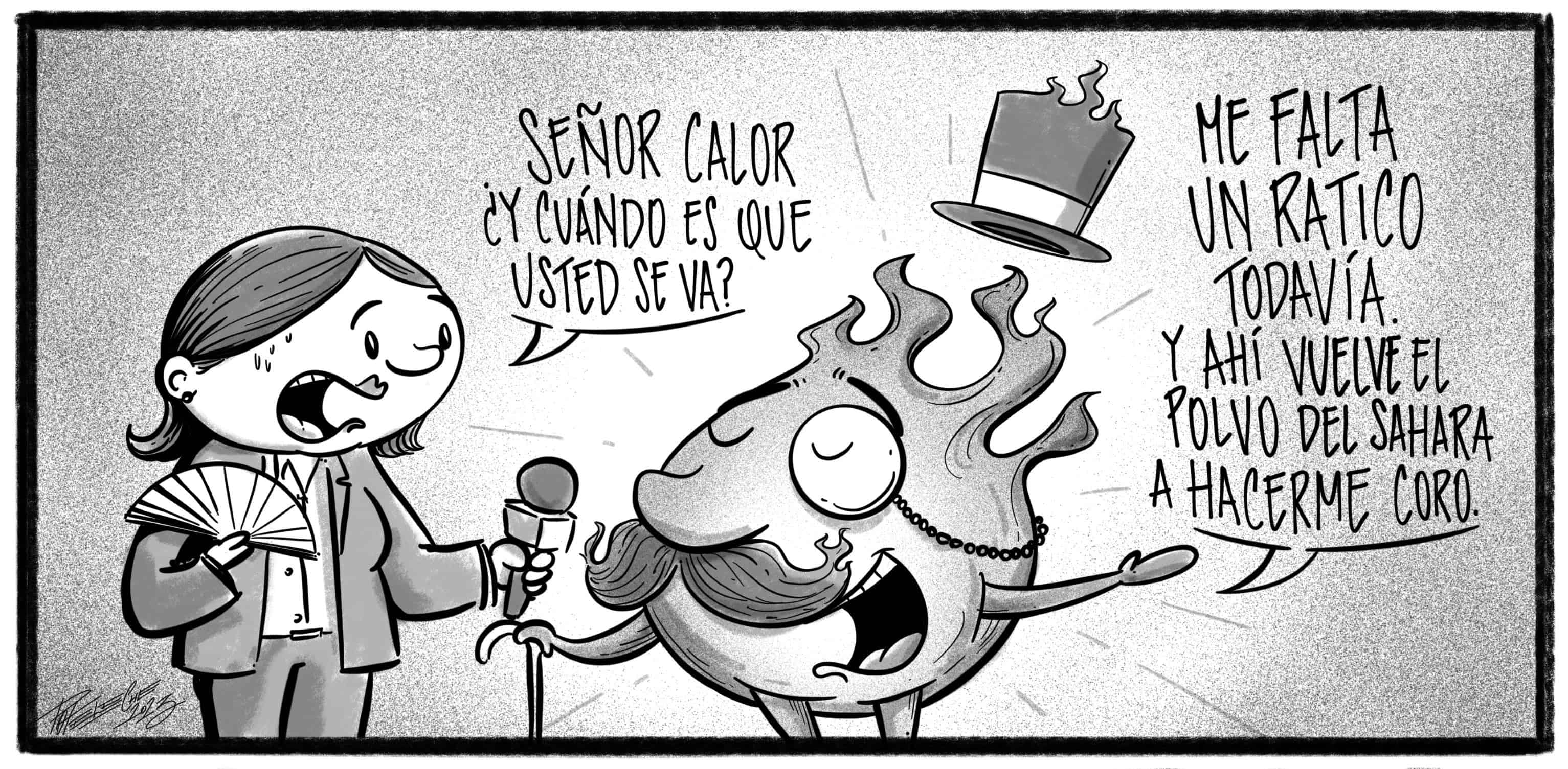 Caricatura de Noticiero Poteleche 14 agosto 2023