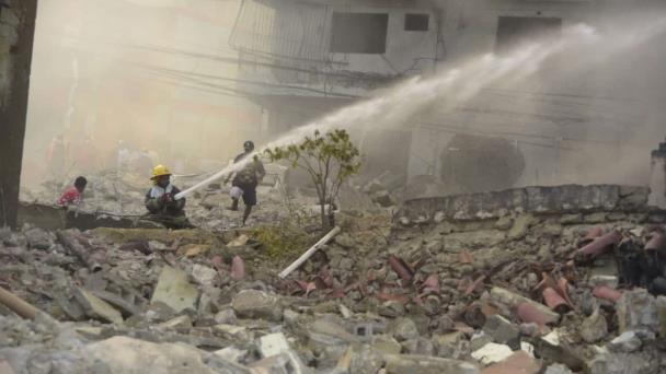 Vuelven a desalojar zona cercana a la explosión en San Cristóbal ante amenaza de otro estallido