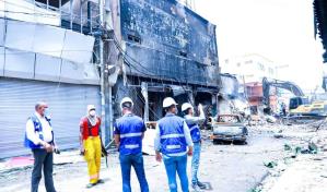 Evalúan edificaciones afectadas por explosión en San Cristóbal