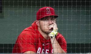 Trout dice que está mejorando, pero que no tiene fecha definida para su regreso