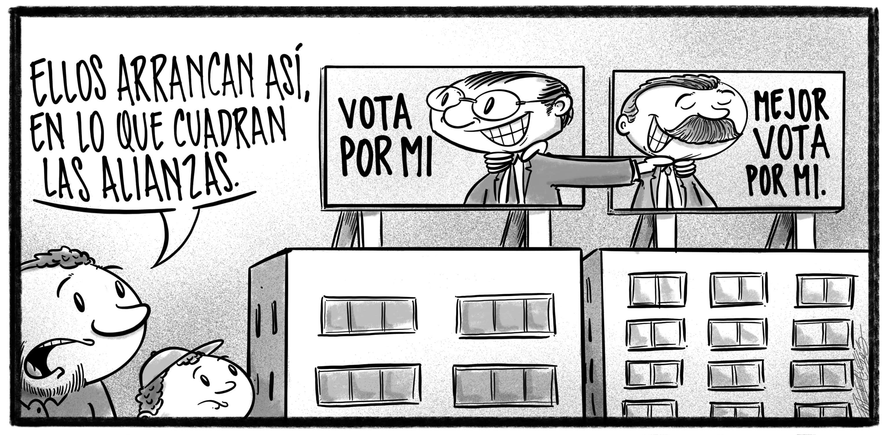 Caricatura de Noticiero Poteleche 17 agosto 2023