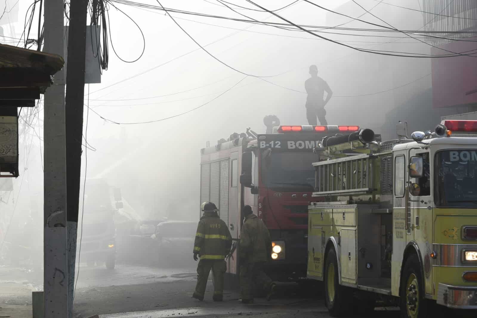 Explosión afecta San Cristóbal.