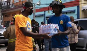 La solidaridad se siente en medio de la tragedia de  explosión en San Cristóbal