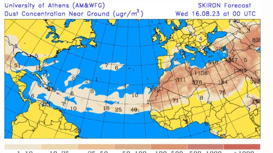 Sensación térmica de 42 °C y polvo del Sahara inciden este miércoles Día de la Restauración