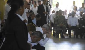 Abinader y funcionarios asisten a misa en memoria de los fallecidos en tragedia en San Cristóbal